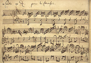 Johann Sebastian Bach: Suite in Es-Dur - Postkarten, Kalender, Poster | Carus-Verlag