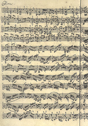 Johann Sebastian Bach: Partita in d - Postkarten, Kalender, Poster | Carus-Verlag