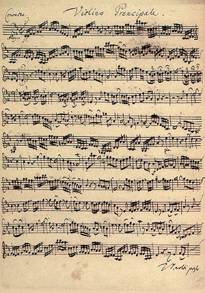 Johann Sebastian Bach: Brandenburgische Konzert Nr. 5 in D-Dur - Postkarten, Kalender, Poster | Carus-Verlag