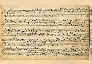 Johann Sebastian Bach: Sonata in c - Postkarten, Kalender, Poster | Carus-Verlag