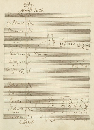 Ouvertüre zu Goethes Hermann und Dorothea op. 136 Post card