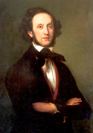 Felix Mendelssohn Bartholdy, 36-jährig Carte postale