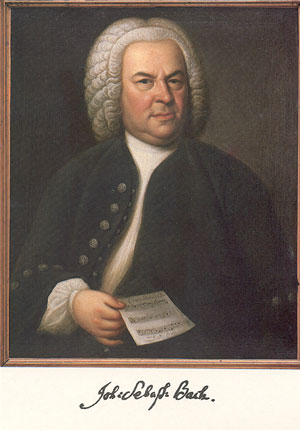 Johann Sebastian Bach Post card