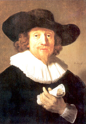 Portrait of a musician, probably Heinrich Schütz