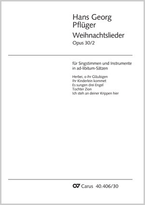 Fünf Weihnachtslieder II Score