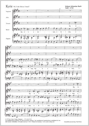 Kyrie II; Lob und Preis sei Gott Partitur