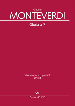 Claudio Monteverdi: Gloria à 7 - Partition | Carus-Verlag