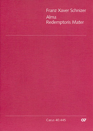 Alma redemptoris mater Dirigierpartitur, Erstausgabe