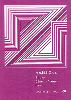 Jehova, deinem Namen Hymne Full score, First edition