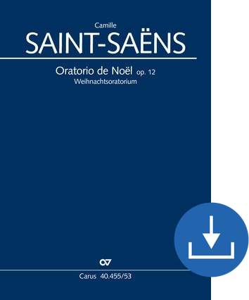 Oratorio de Noël Christmas Oratorio Vocal score digital (download), pdf file, German