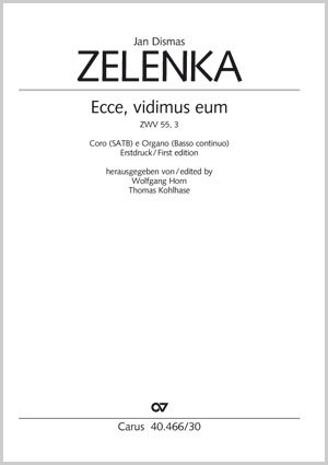 Jan Dismas Zelenka: Ecce, vidimus eum - Noten | Carus-Verlag
