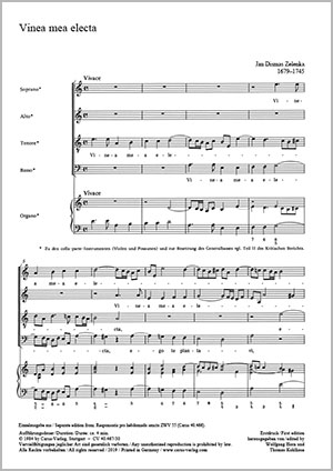 Vinea mea electa aus: Responsoria pro hebdomada sancta Score, First edition