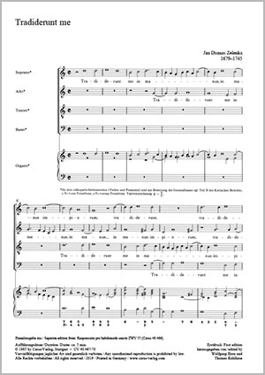 Tradiderunt me aus: Responsoria pro hebdomada sancta Score, First edition
