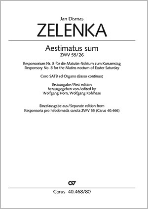 Jan Dismas Zelenka: Aestimatus sum - Noten | Carus-Verlag