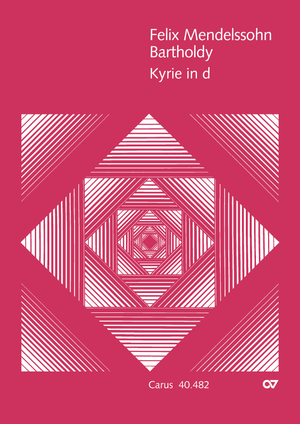 Kyrie in d Dirigierpartitur, Erstausgabe