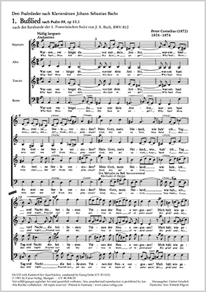 Thumbnail: Peter Cornelius: Drei Psalmlieder