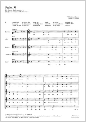 Thumbnail: Orlando di Lasso: Psalm 38