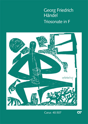 Triosonate in F Partitur, mit Stimmen