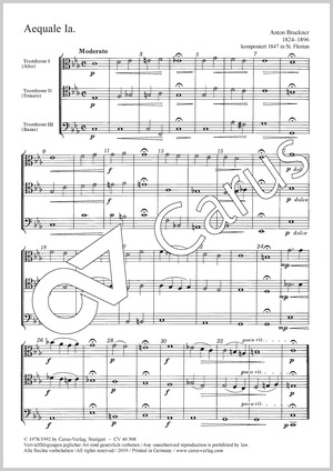 Thumbnail: Anton Bruckner: Aequale I