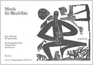 Elf Spielstücke Score, with one part