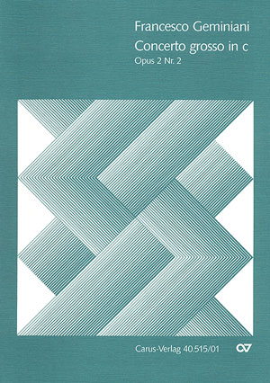 Francesco Geminiani: Concerto grosso in c - Noten | Carus-Verlag