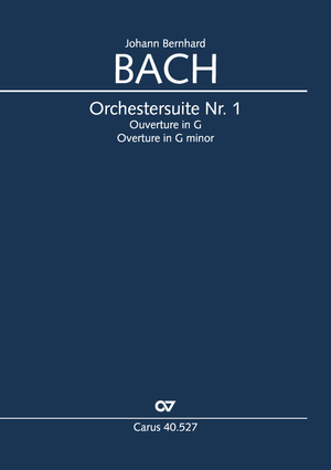 Orchestersuite Nr. 1 Ouverture in G Dirigierpartitur
