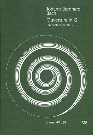 Johann Bernhard Bach: Suite pour orchestre n°2 - Partition | Carus-Verlag