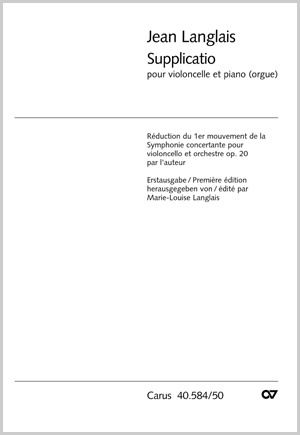 Jean Langlais: Supplicatio - Noten | Carus-Verlag