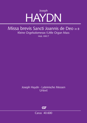 Joseph Haydn Missa Brevis Sancti Joannis De Deo Sheet Music Buy Choral Sheet Music