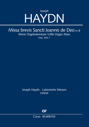 Joseph Haydn: Missa brevis Sancti Joannis de Deo - Sheet music | Carus-Verlag