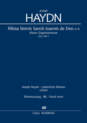 Joseph Haydn: Missa brevis Sancti Joannis de Deo - Sheet music | Carus-Verlag