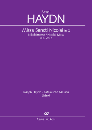 Joseph Haydn: Missa Sancti Nicolai - Noten | Carus-Verlag