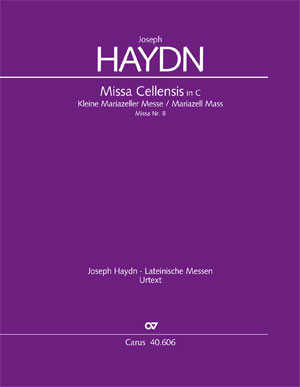 Joseph Haydn: Missa Cellensis (Mariazeller-Messe) - Sheet music | Carus-Verlag