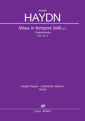 Joseph Haydn: Missa in tempore belli - Noten | Carus-Verlag