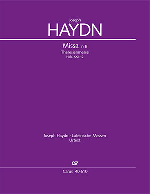 Joseph Haydn: Theresienmesse in B - Sheet music | Carus-Verlag