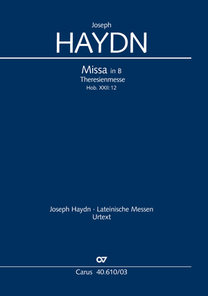 Missa in B flat Theresienmesse Vocal score