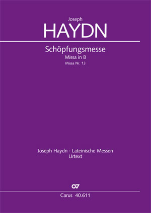 Joseph Haydn: Missa solemnis in B - Sheet music | Carus-Verlag