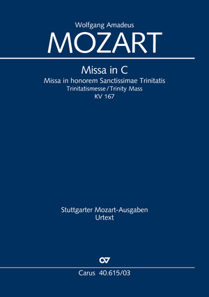 Missa in C Trinitatismesse Klavierauszug