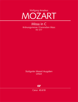 Wolfgang Amadeus Mozart: Messe en ut majeur (Messe du Couronnement) - Partition | Carus-Verlag