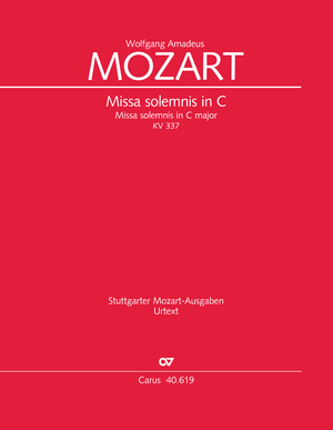 Missa solemnis in C Full score