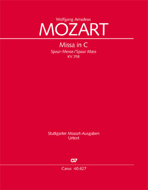 Wolfgang Amadeus Mozart: Missa in C - Noten | Carus-Verlag