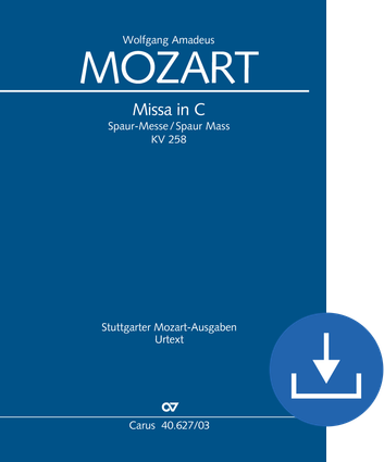 Missa in C Spaur-Messe Klavierauszug digital, PDF-Datei