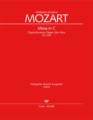 Wolfgang Amadeus Mozart: Mass in C major - Sheet music | Carus-Verlag