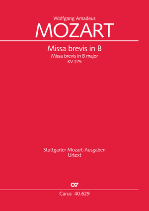 Missa brevis in B flat major Full score