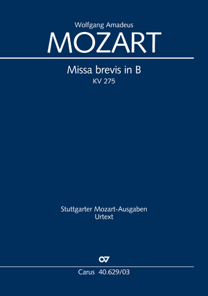 Missa brevis in B Klavierauszug