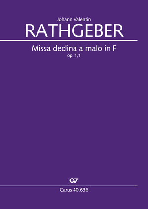 Thumbnail: Johann Valentin Rathgeber: Missa declina a malo in F