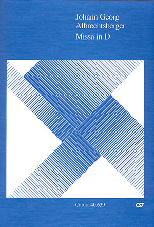 Mass in D major Full score, First edition