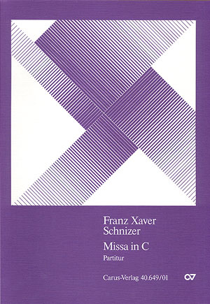 Missa in C Dirigierpartitur, Erstausgabe