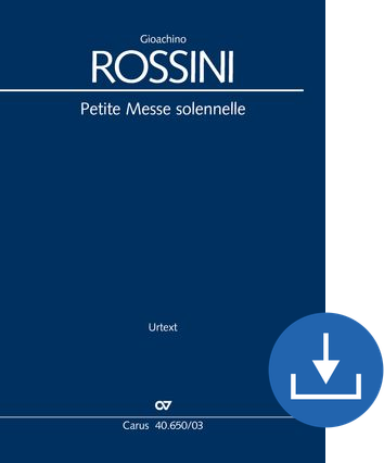 Petite Messe solennelle Vocal score digital (download), pdf file