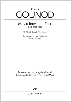 Charles Gounod: Messe brève no. 7 aux chapelles - Noten | Carus-Verlag